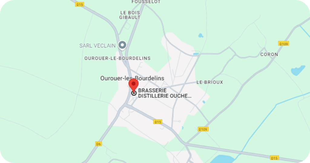 Carte de la Brasserie Ouche Nanon