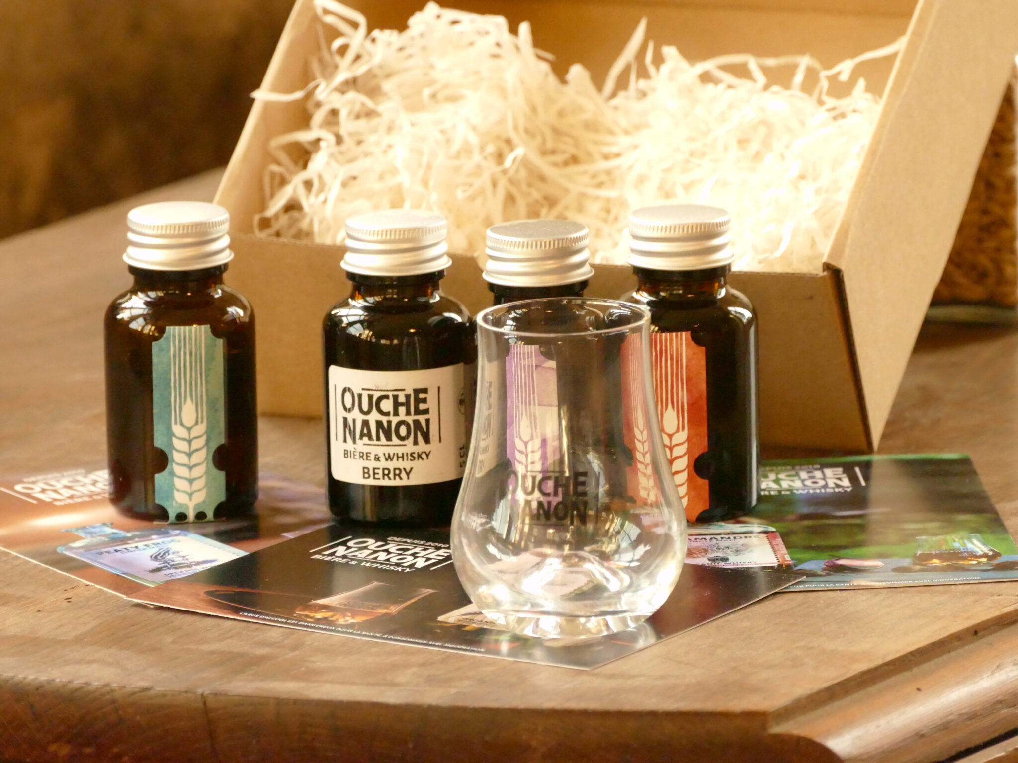 Ouche Nanon - Coffret de dégustation de notre gamme de whisky
